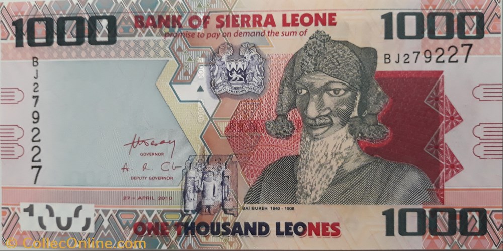 billete africa sierra leona