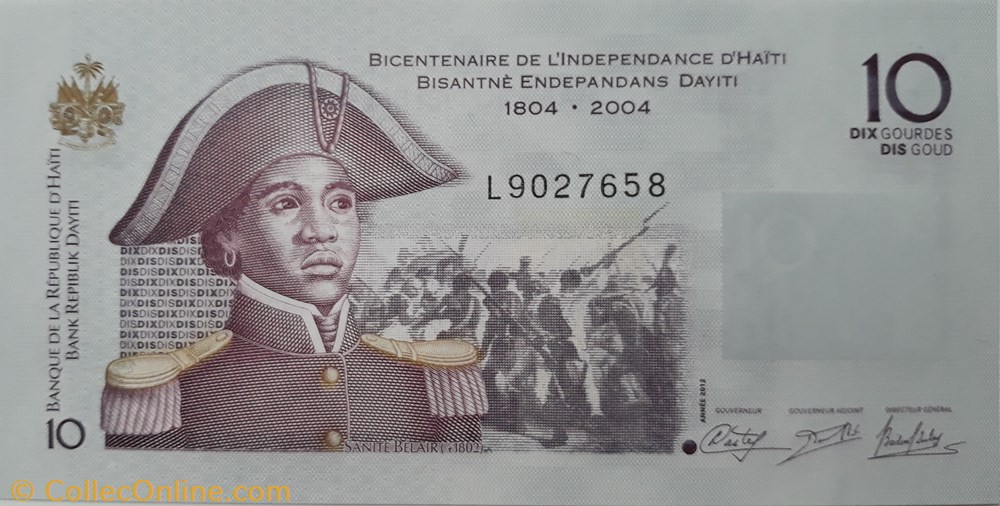billete america del norte haiti