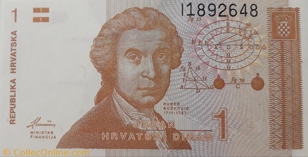 billete europa croacia