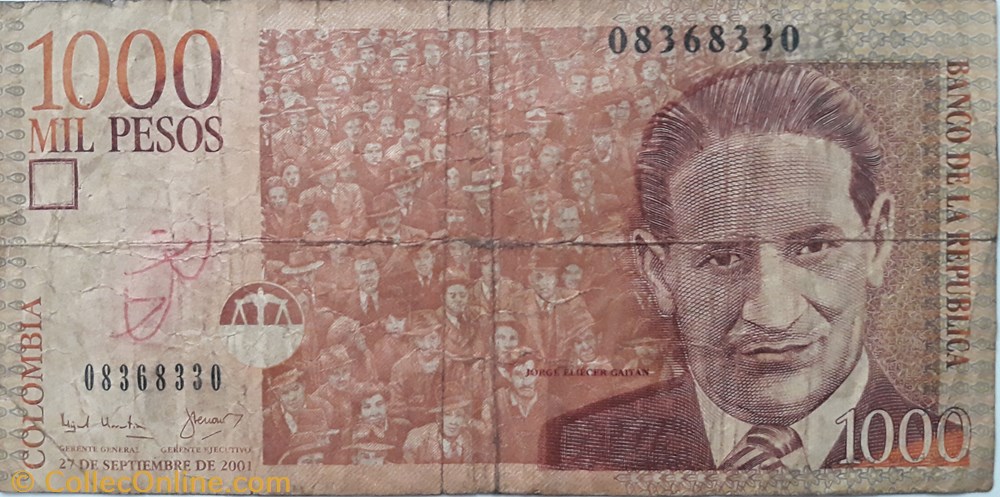 billete america del norte colombia