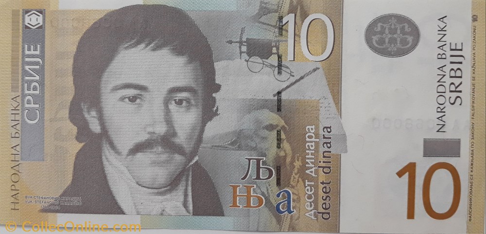 billete europa serbia
