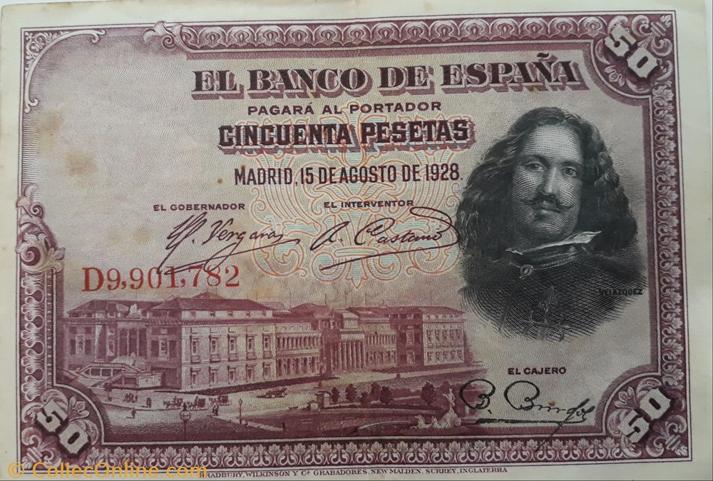 billete 50 pesetas
