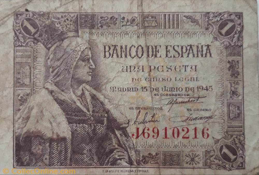 billete 1 peseta