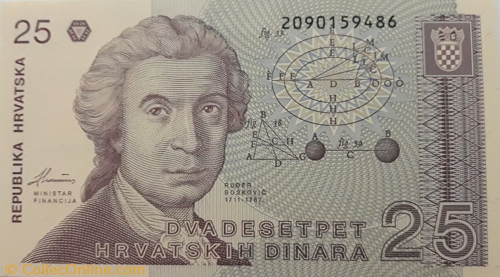 billete europa croacia