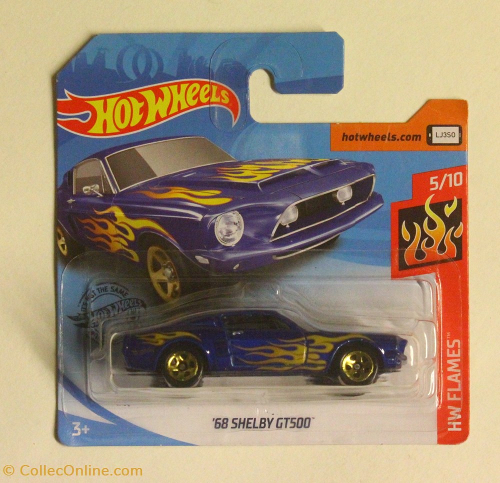 HW Flames - 05/10 - '68 Shelby GT500 modele reduit voiture ford hw flames 05 10 68 shelby gt500