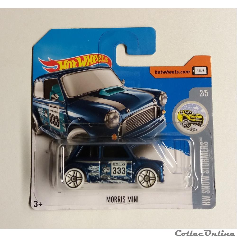 HW Snow Stormers - 02/05 - Morris Mini modele reduit voiture hw snow stormers 02 05 morris mini