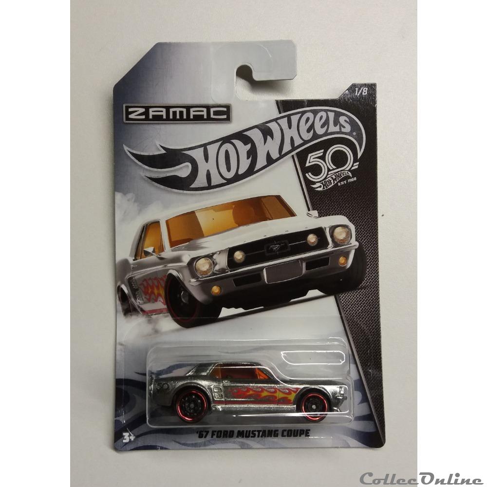 50th - Zamac Flames Collection - 1 - '67 Ford Mustang Coupé modele reduit voiture 50th zamac flames collection 1 67 ford mustang coupe