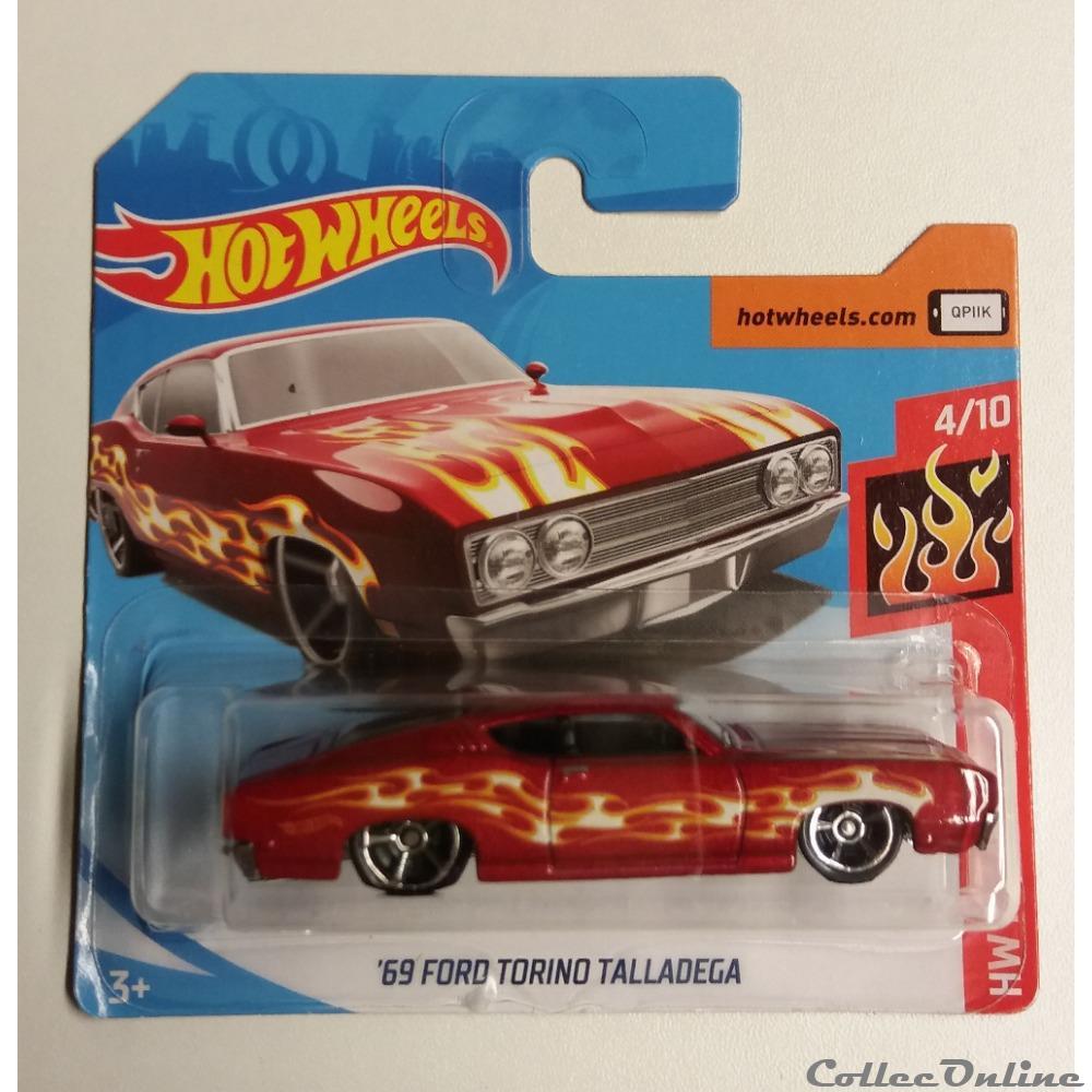 hot wheels 69 ford torino talladega hw flames