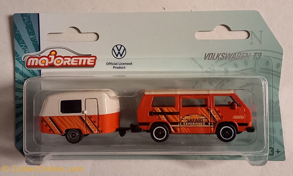 Volkswagen T3 + Caravane modeles reduits voitures volkswagen t3 caravane