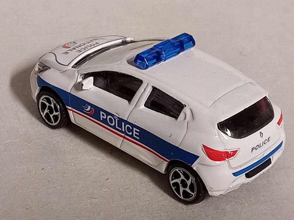 Renault Clio Police modeles reduits voitures renault clio police