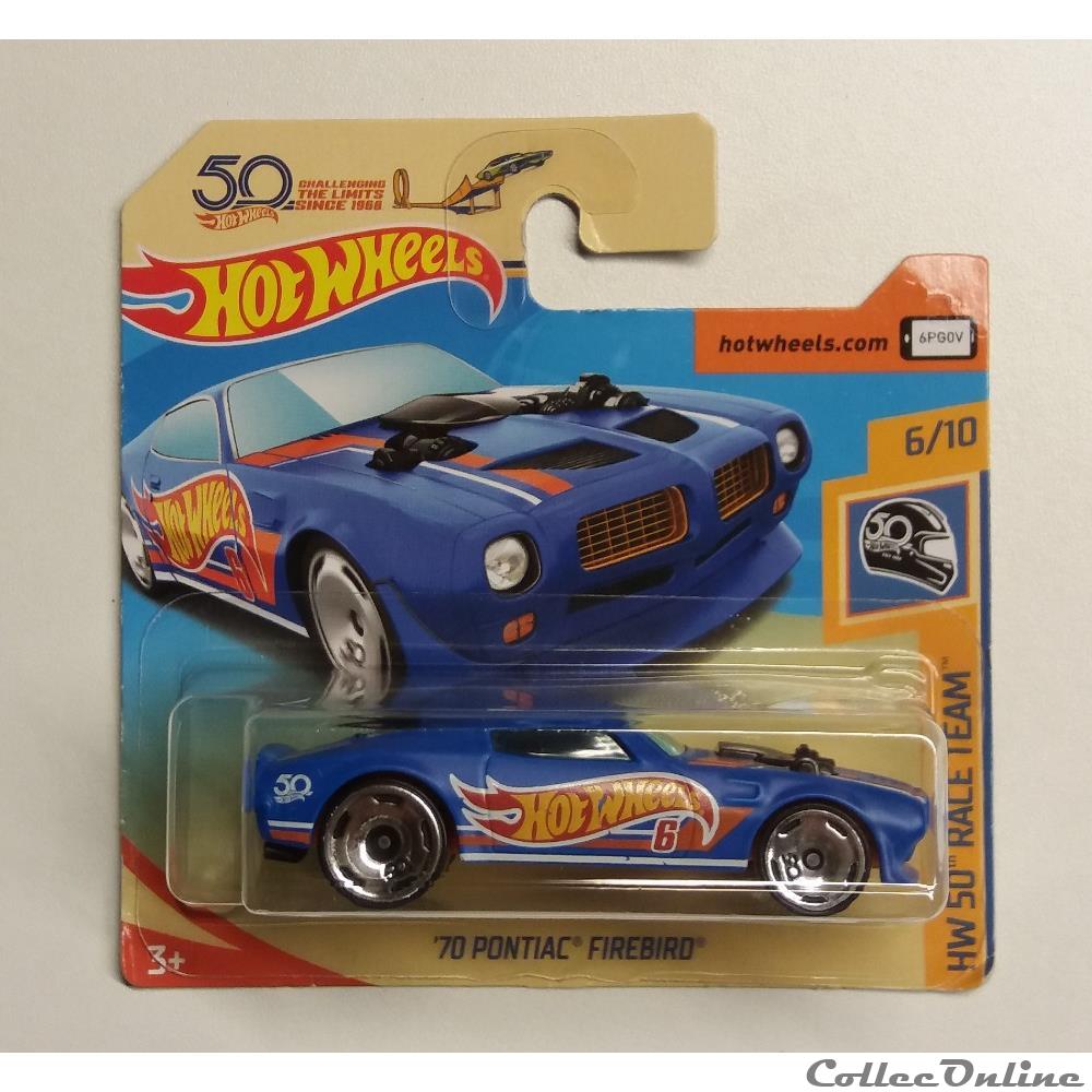 50th - Race Team Collection - 06 - '70 Pontiac Firebird modele reduit voiture 50th race team collection 06 70 pontiac firebird