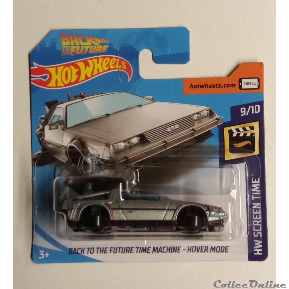 HW Screen Time - 09/10 - Back to the future time machine - Hover mode modele reduit voiture hw screen time 09 10 back to the future time machine hover mode