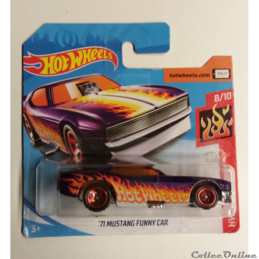 modele reduit voiture hw flames 08 10 71 mustang funny car