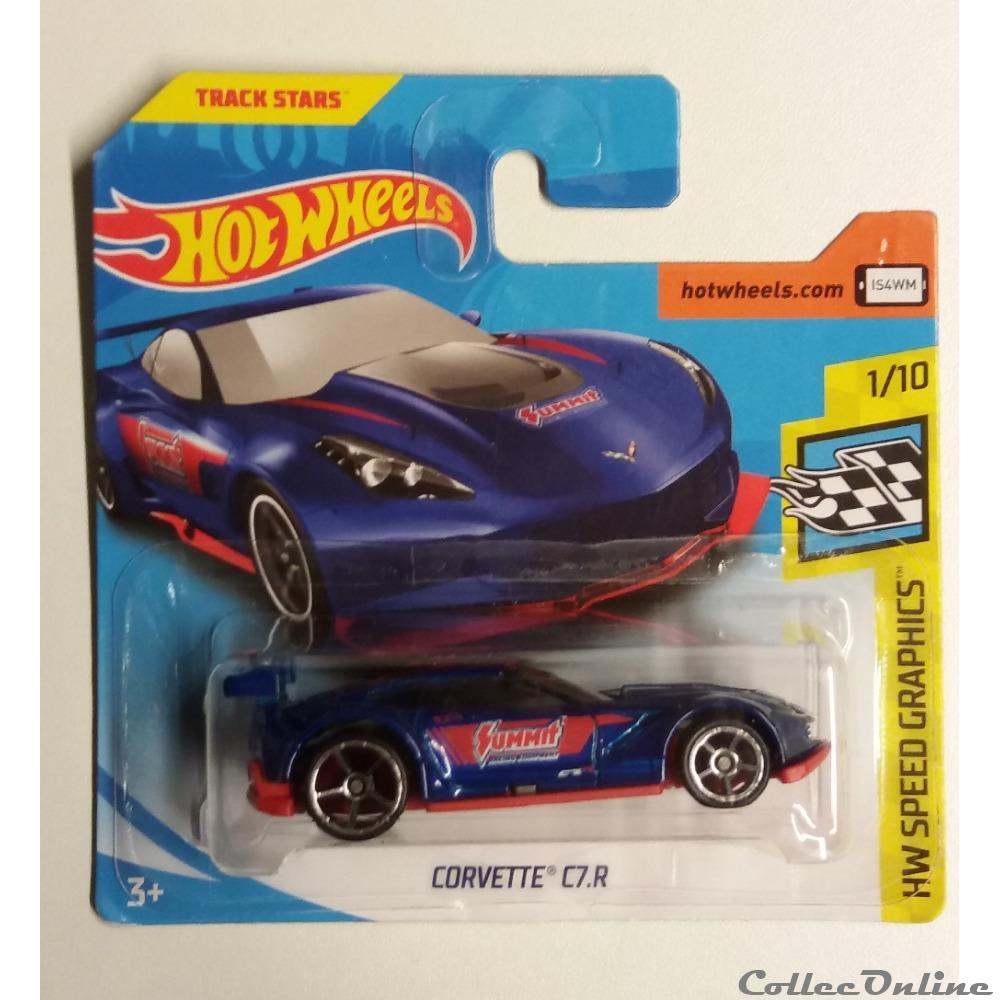 modele reduit voiture hw speed graphics 01 10 corvette c7 r