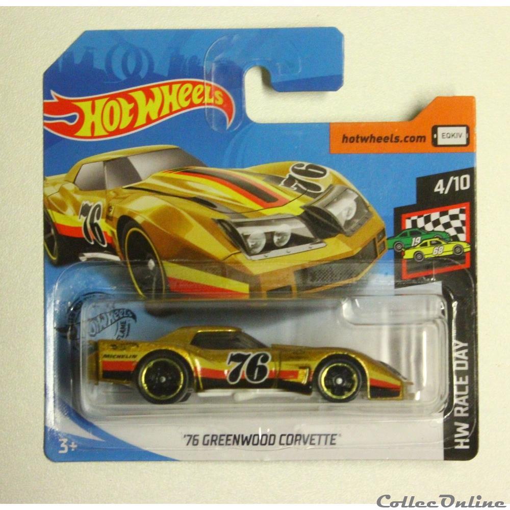HW Race Day - 04/10 - '76 Greenwood Corvette modele reduit voiture hw race day 04 10 76 greenwood corvette