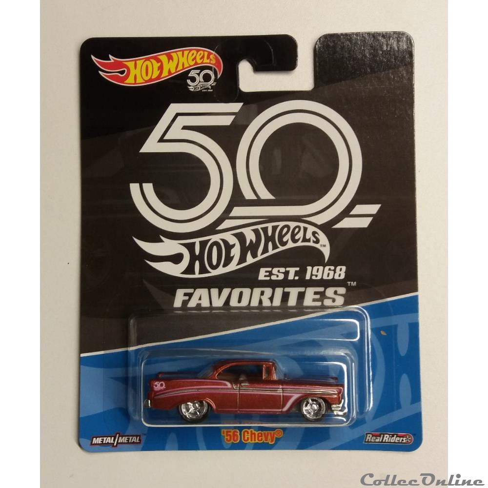 hot wheels 50th anniversary favorites 56 chevy