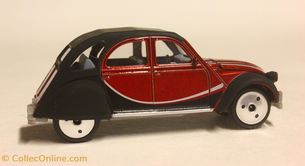 Citroën 2CV 4 modeles reduits voitures citroen 2cv
