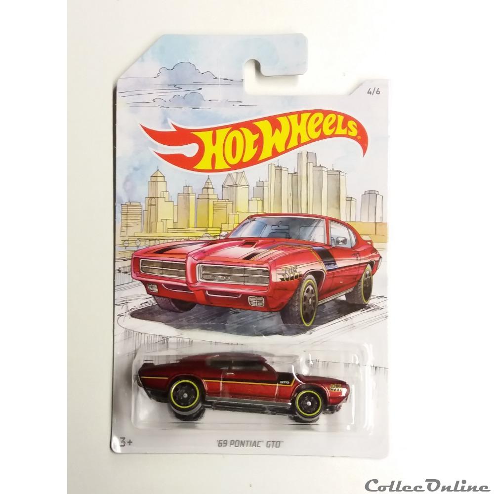 Detroit Serie - 4 - '69 Pontiac GTO modele reduit voiture detroit serie 4 69 pontiac gto