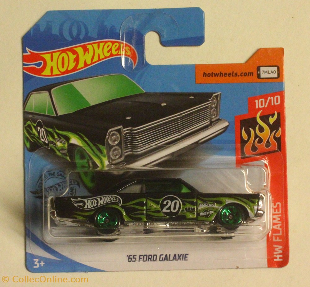 HW Flames - 10/10 - '65 Ford Galaxie modele reduit voiture hw flames 10 10 65 ford galaxie