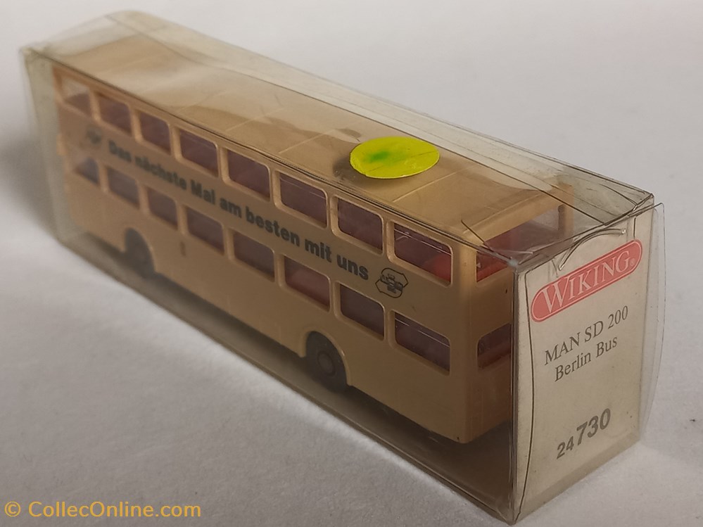 Wiking Berlin Bus MAN SD 200 modeles reduits voitures wiking berlin bus man sd 200