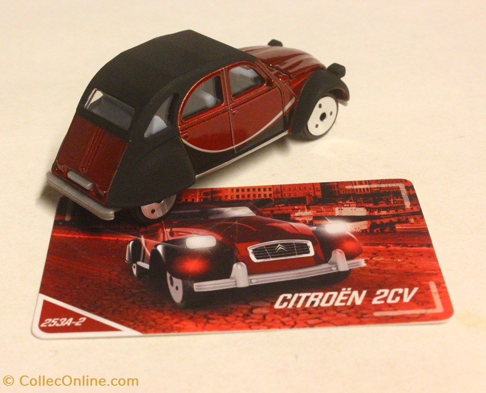 Citroën 2CV 5 modeles reduits voitures citroen 2cv