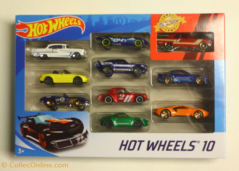 Mattel Hot wheels Coffret 10 voitures - Voiture