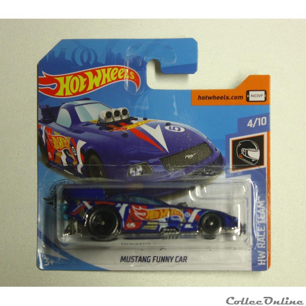 modele reduit voiture hw race team 04 10 mustang funny car