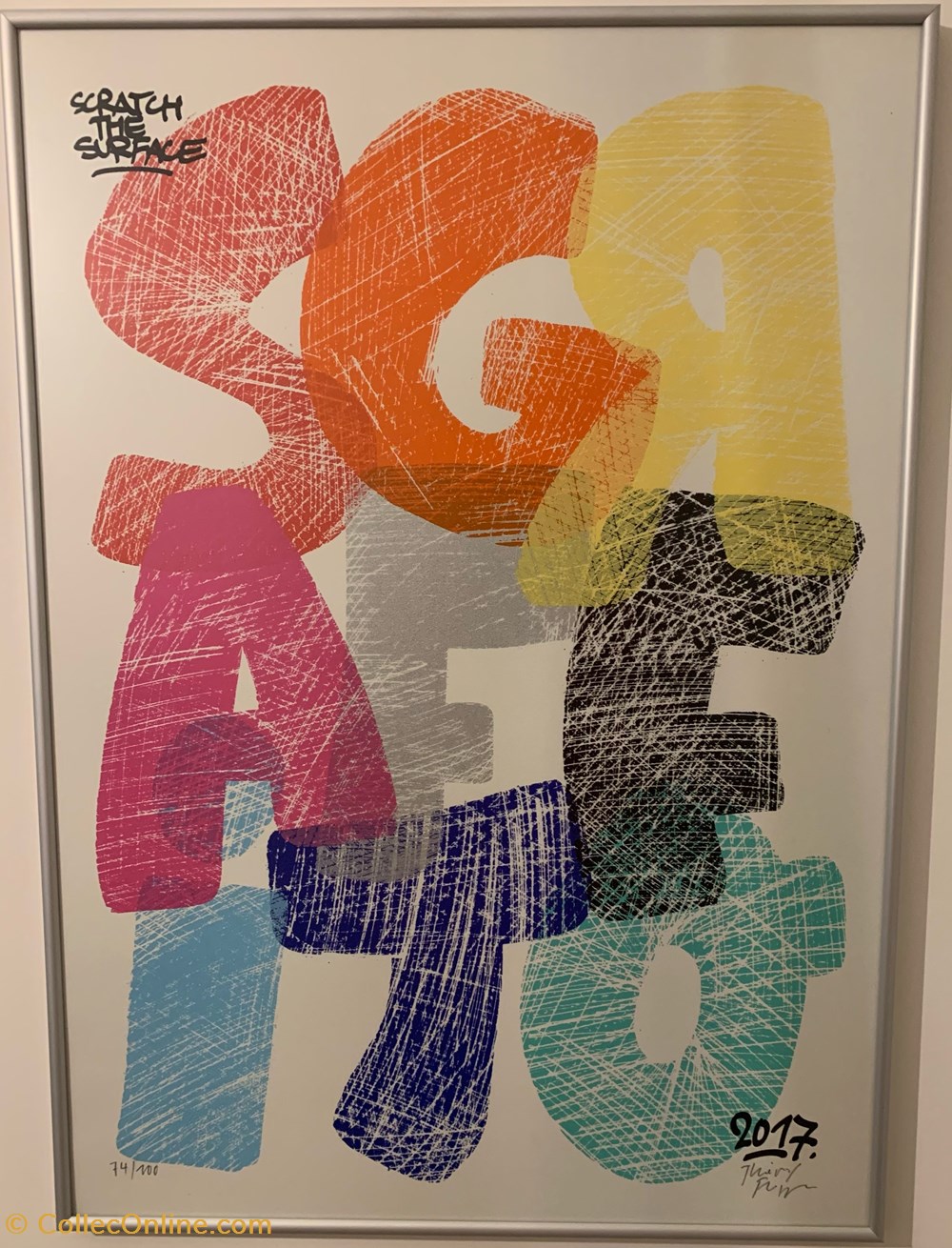 Scratch the Surface, Thierry Furger art antiquites lithographies serigraphie scratch the surface thierry furger