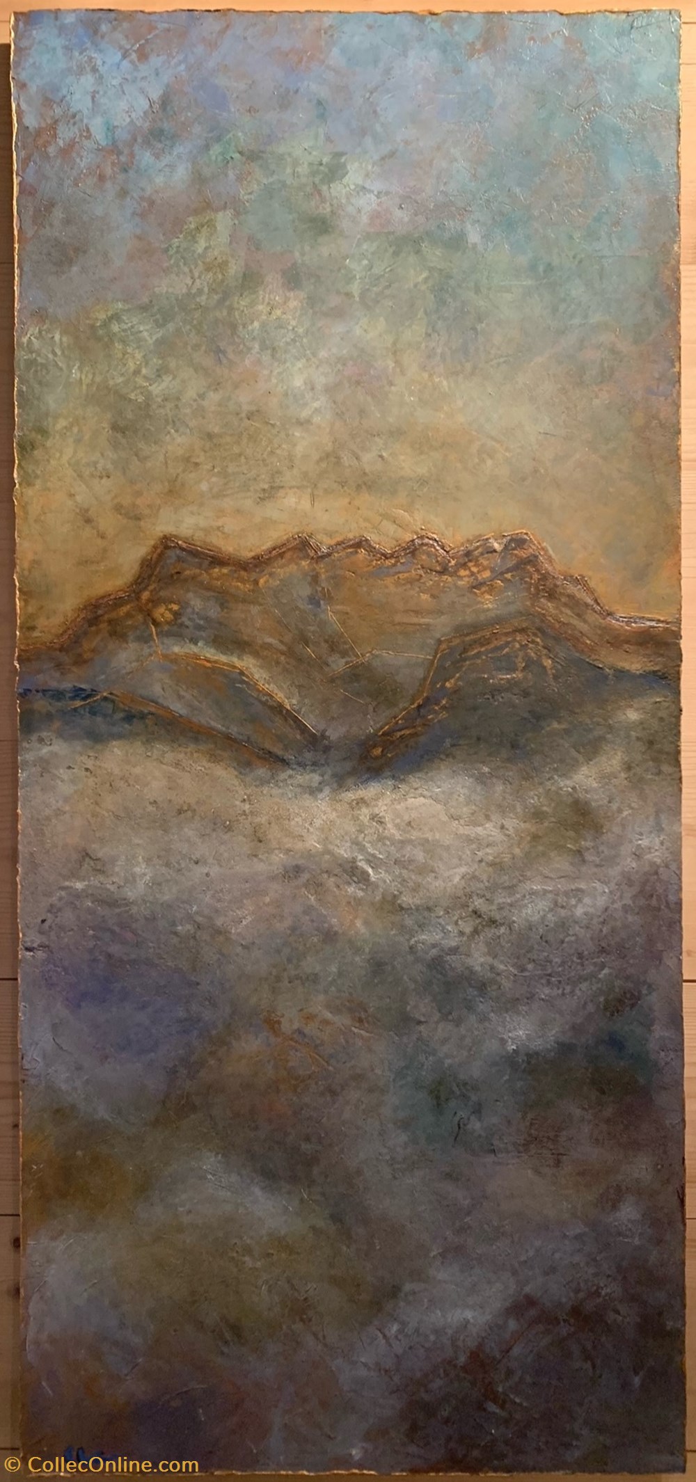 Dents du Midi, Christine Lavanchy art antiquites peintures dessins dents du midi christine lavanchy
