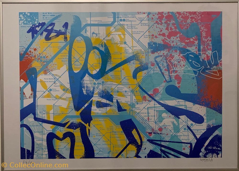 Sans Titre, Nasty art antiquites lithographies serigraphie sans titre nasty