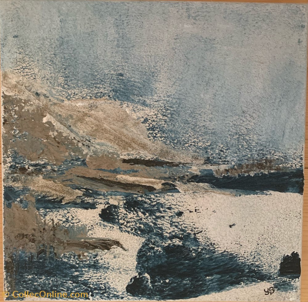 Glaciaire, Yolande Buchmüller Rouiller art antiquites peintures dessins glaciaire yolande buchmuller rouiller