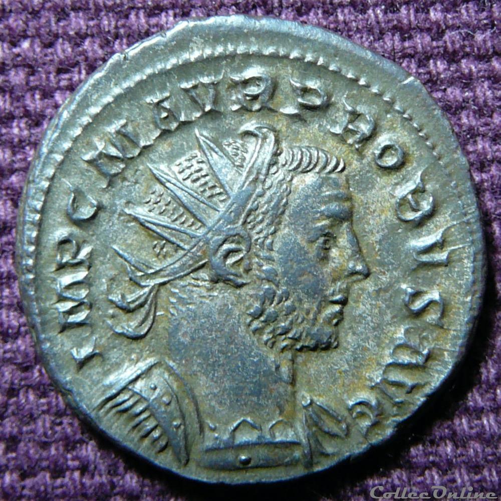 Probus Lyon RIC 052 var. monnaies antiquite av jc ap romaines republicaines imperiales probus lyon ric 052 var
