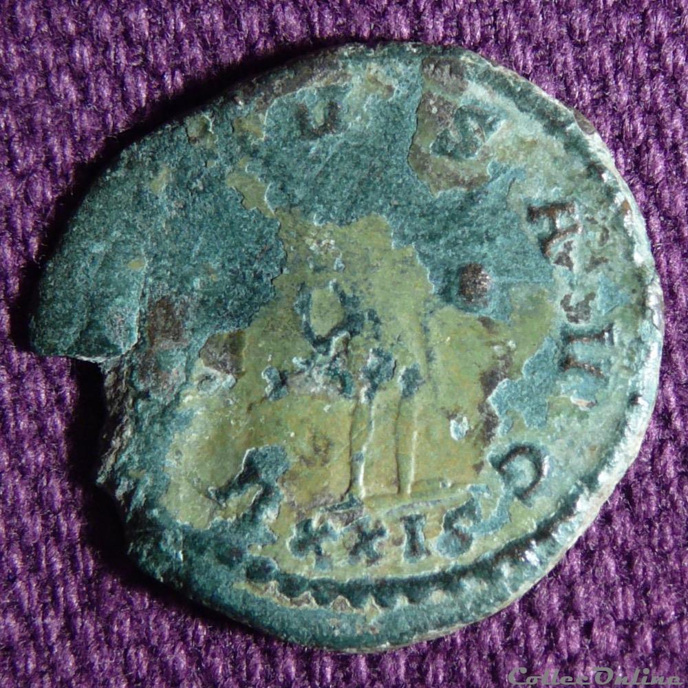 Probus Rome contrefaçon (RIC 801 var.) monnaies antiques romaines imperiales et republicaines probus rome contrefacon ric 801 var