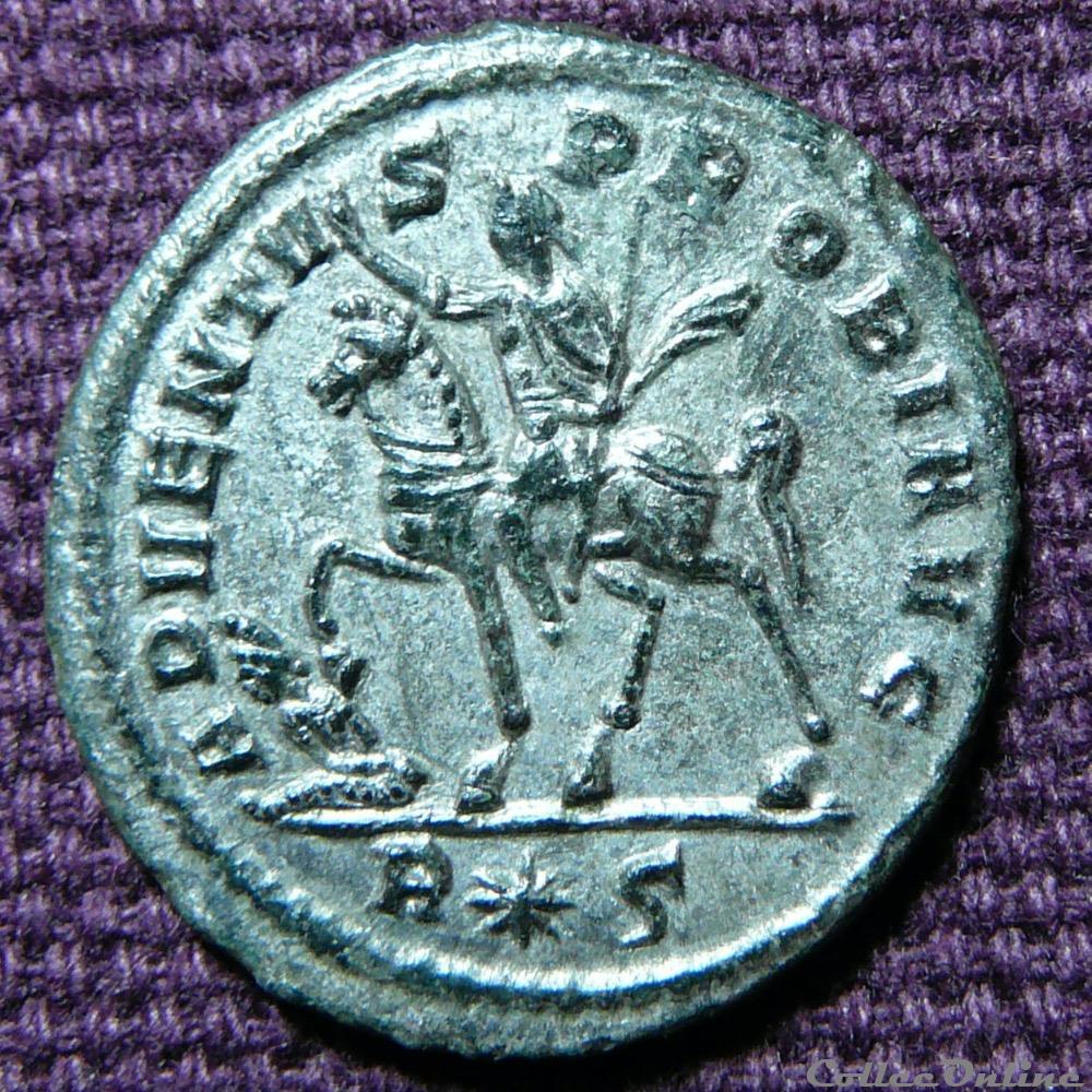 Probus Rome RIC 163 var. (inédit) monnaie antique av jc ap romaine probus rome ric 163 var inedit