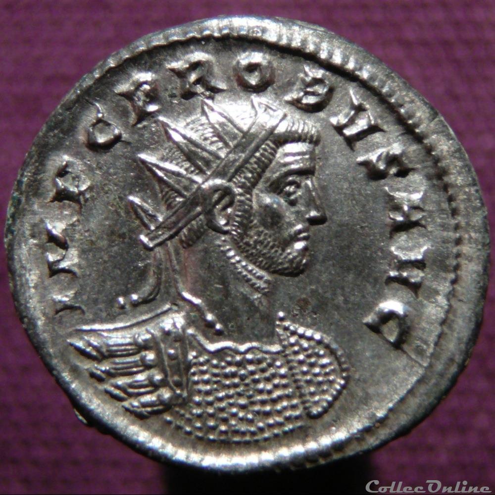 Probus Ticinum RIC 563 var. monnaie antique av jc ap romaine probus ticinum ric 563 var