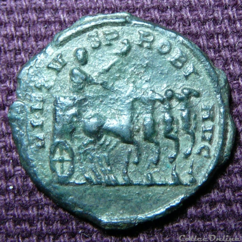 Probus Siscia RIC 822 var. (denier inédit) monnaie antique av jc ap romaine probus siscia ric 822 var denier inedit