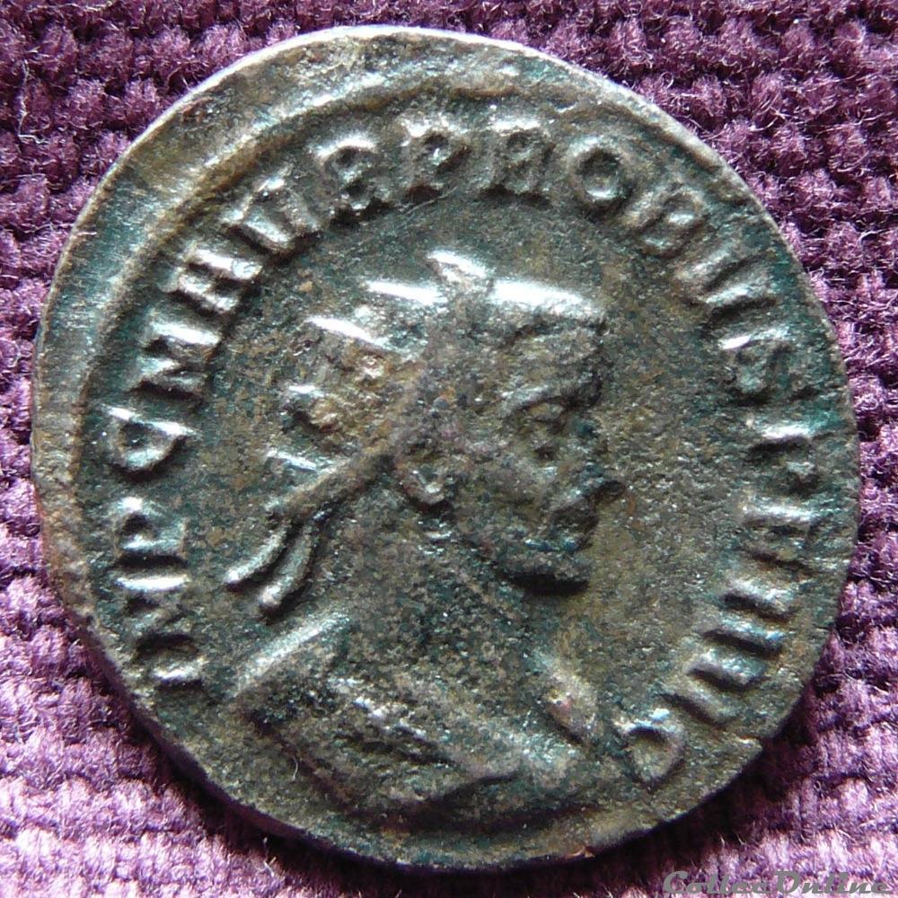 Probus Siscia RIC 647 var. A (inédit) monnaie antique av jc ap romaine probus siscia ric 647 var a inedit