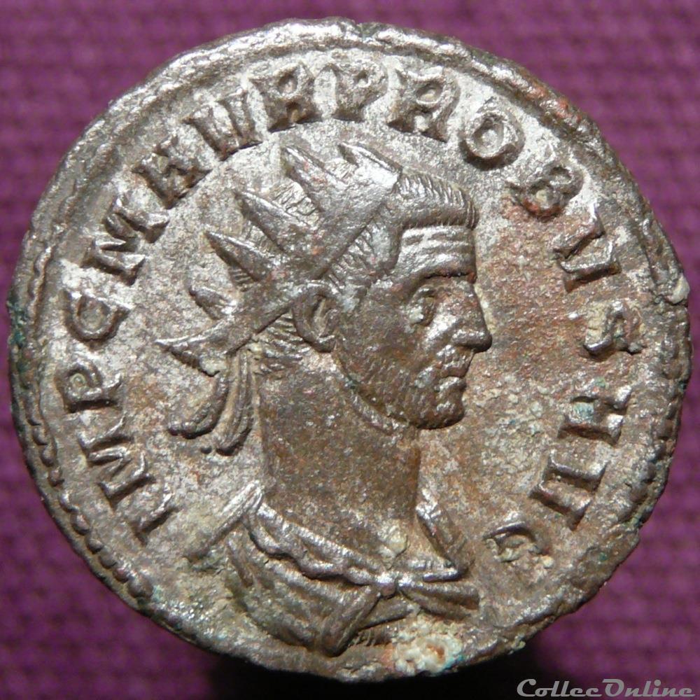 Probus Siscia RIC 819 var. A (inédit) monnaie antique av jc ap romaine republicaine imperiale probus siscia ric 819 var a inedit