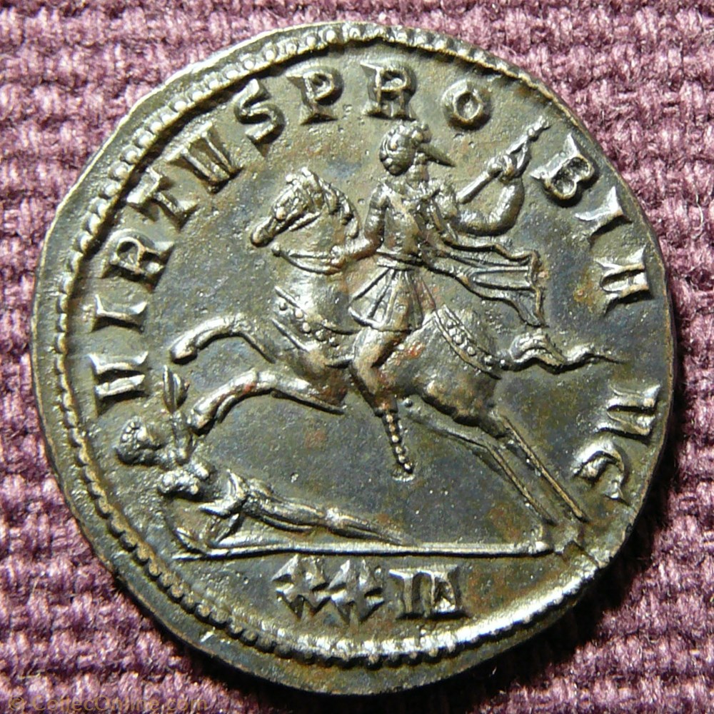 Probus Siscia RIC 818 var. (inédit) monnaie antique av jc ap romaine probus siscia ric 818 var inedit