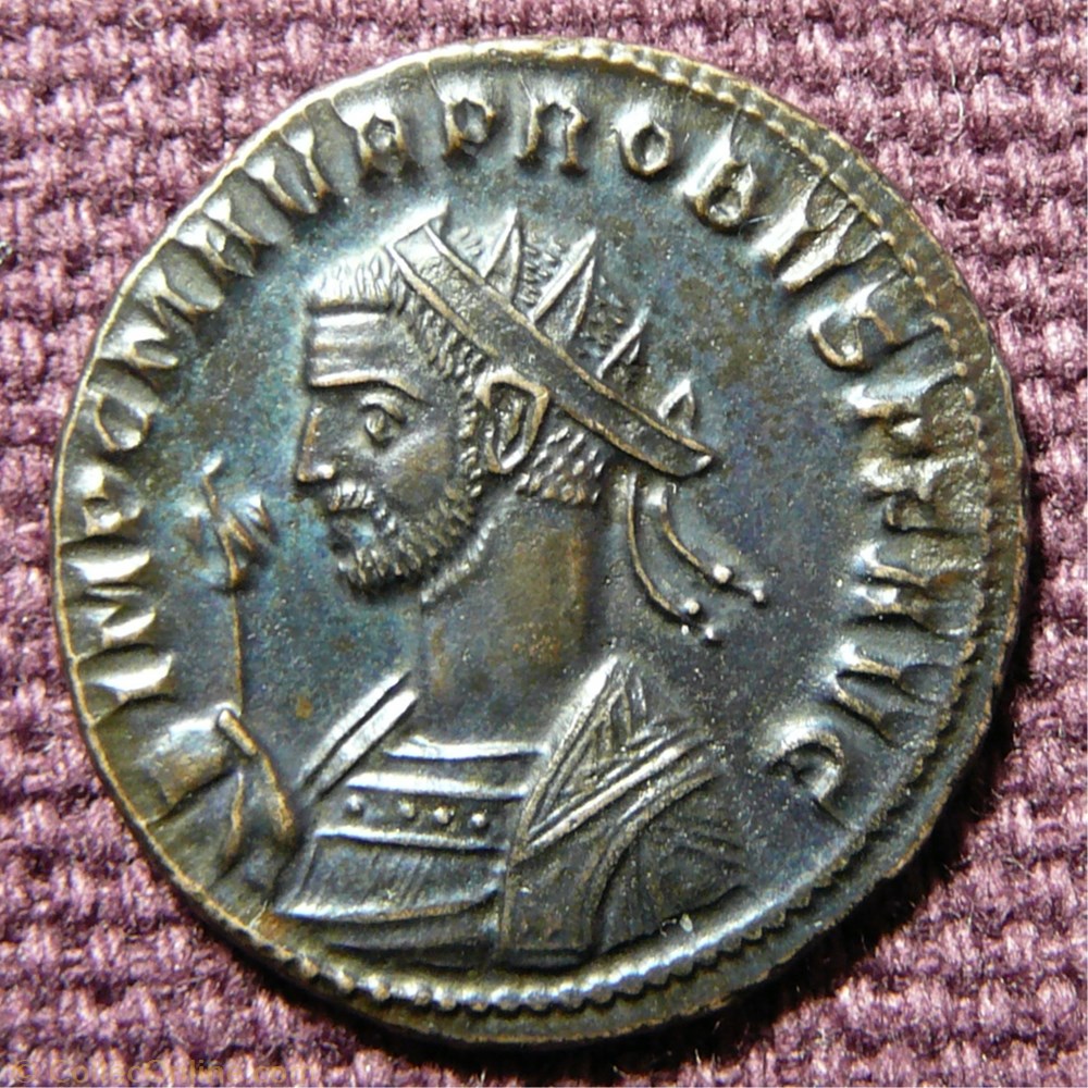 Probus Siscia RIC 818 var. (inédit) monnaie antique av jc ap romaine probus siscia ric 818 var inedit