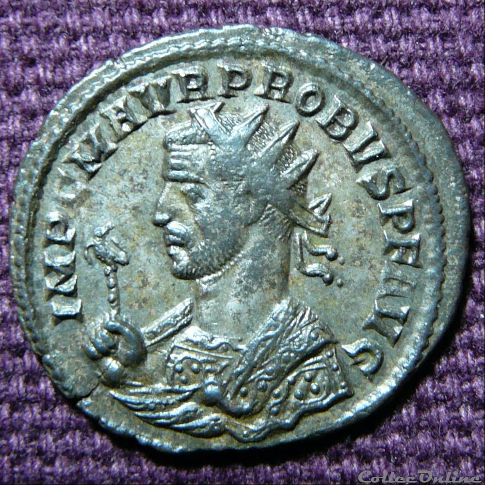 Probus Rome RIC 204 var. monnaie antique av jc ap romaine probus rome ric 204 var