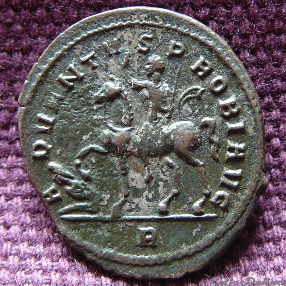 Probus Rome RIC 160 var. H (inédit) monnaie antique av jc ap romaine probus rome ric 160 var h inedit