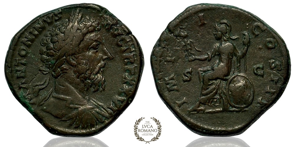 Marcus Aurelius Sestertius (Roma) coins ancient to romans imperial and republican marcus aurelius sestertius roma