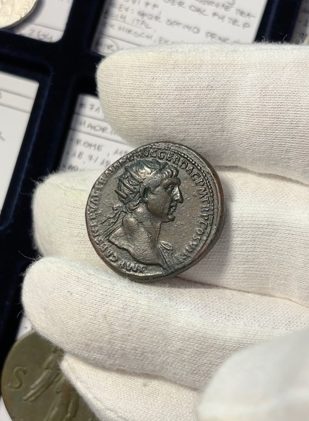 Dupondius of Trajan cited in Prof. Woytek's catalog, ALIM(ENTA) ITAL(IAE) 2 coins ancient to romans imperial and republican dupondius of trajan cited in prof woytek s catalog alim enta ital iae
