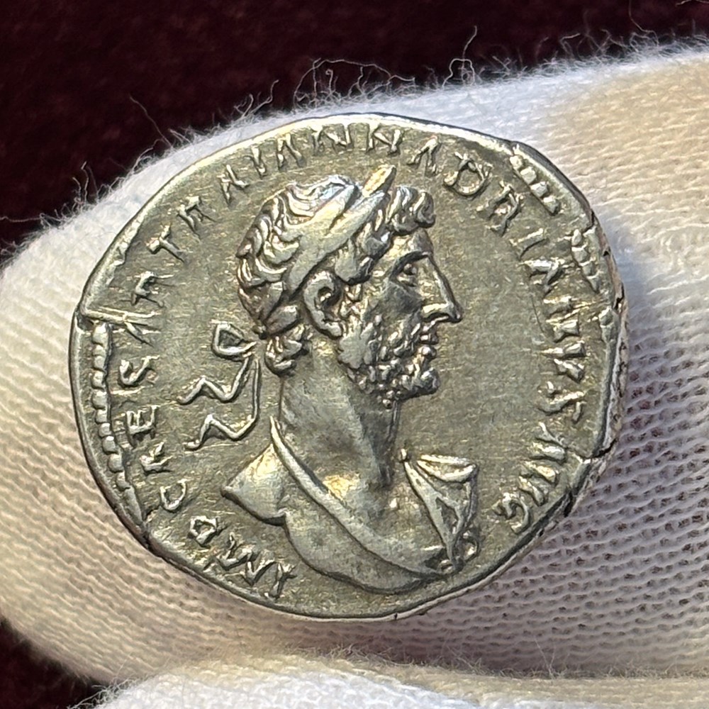 Early denarius of Hadrian with Iustitia and rare bust variant (balteus) coins ancient to romans imperial republican early denarius of hadrian with iustitia and rare bust variant balteus