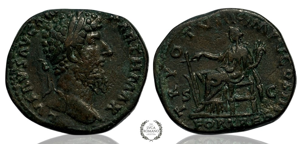 Lucius Verus Sesterius (Fortuna Redux) coins ancient to romans imperial and republican lucius verus sesterius fortuna redux