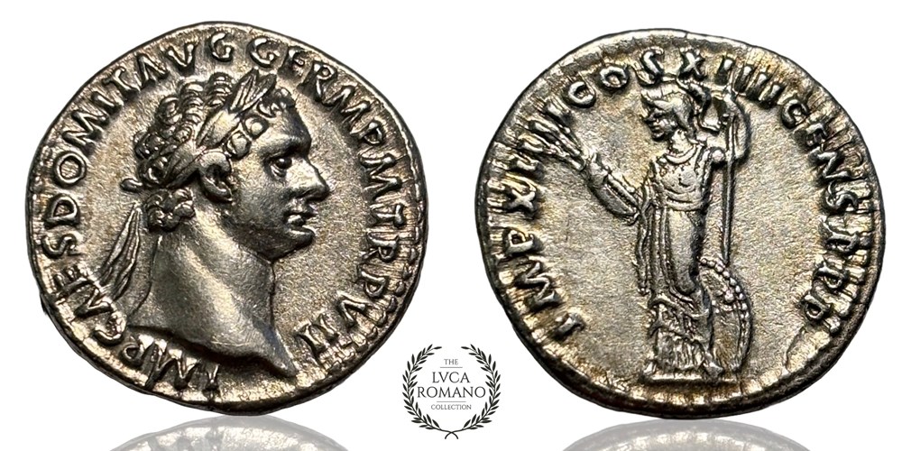 Domitian denarius (Minerva) coins ancient to romans imperial and republican domitian denarius minerva