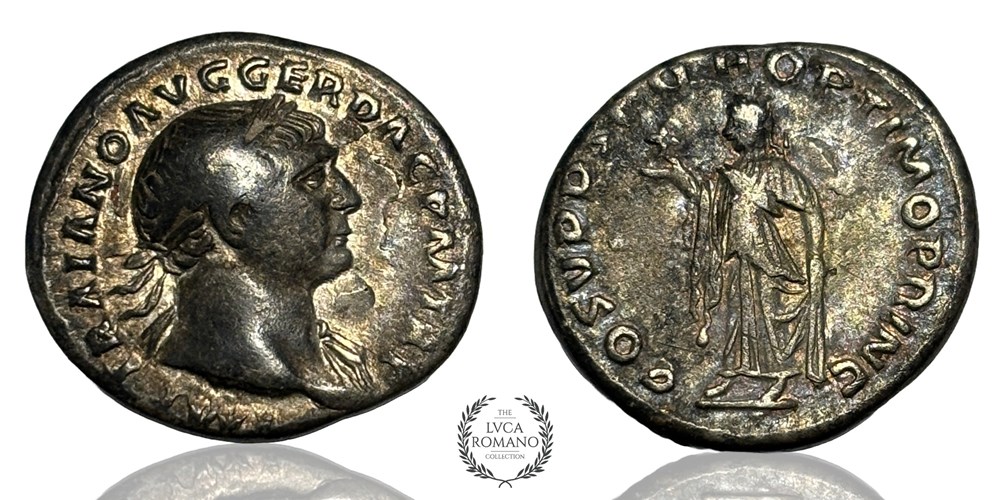 Trajan denarius (Spes) coins ancient to romans imperial and republican trajan denarius spes