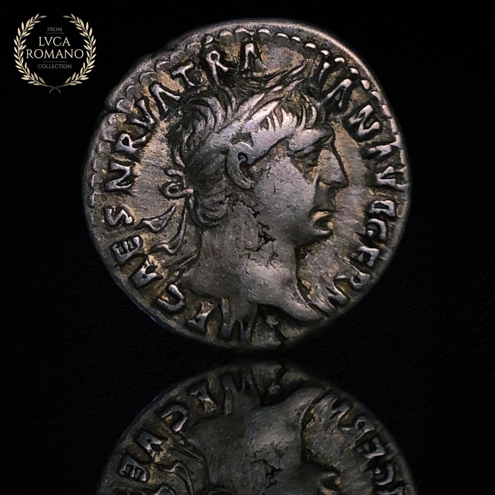 coins ancient to romans imperial and republican an extremely rare denarius of trajan 2nd known example with an error in emperor s name a d 101