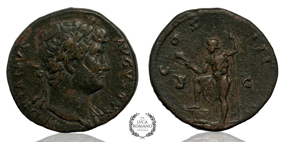 Sestertius of Hadrian with Neptune coins ancient to romans imperial and republican sestertius of hadrian with neptune